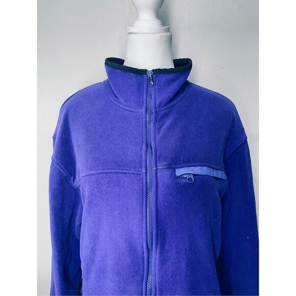 LL Bean Windblock Fleece purple Size L - Picture 3 of 8